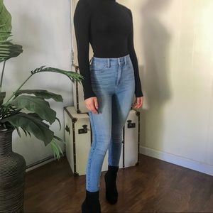 Black Turtle neck bodysuit